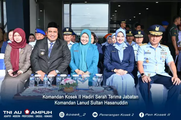 Komandan Kosek Ii Hadiri Sertijab Danlanud Sultan Hasanuddin